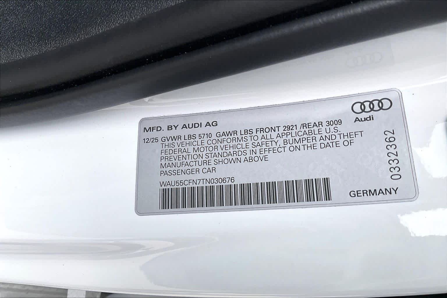 Used 2026 Glacier White Metallic Audi Premium Plus image 34