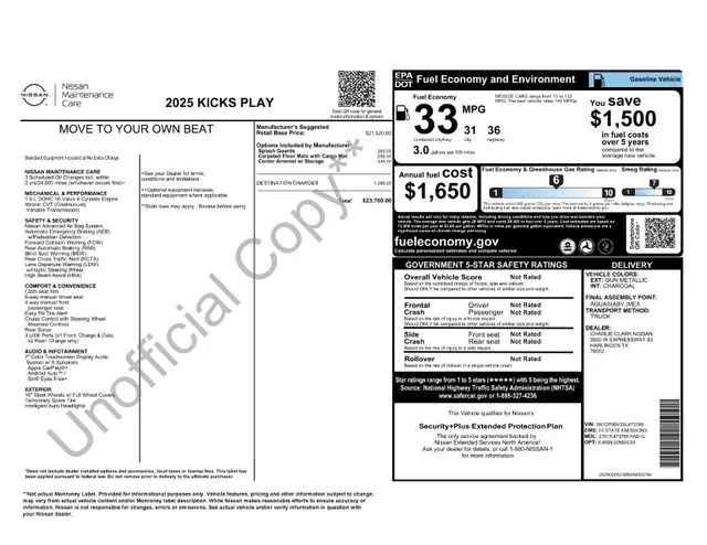 Used 2025 Gray Nissan S image 17