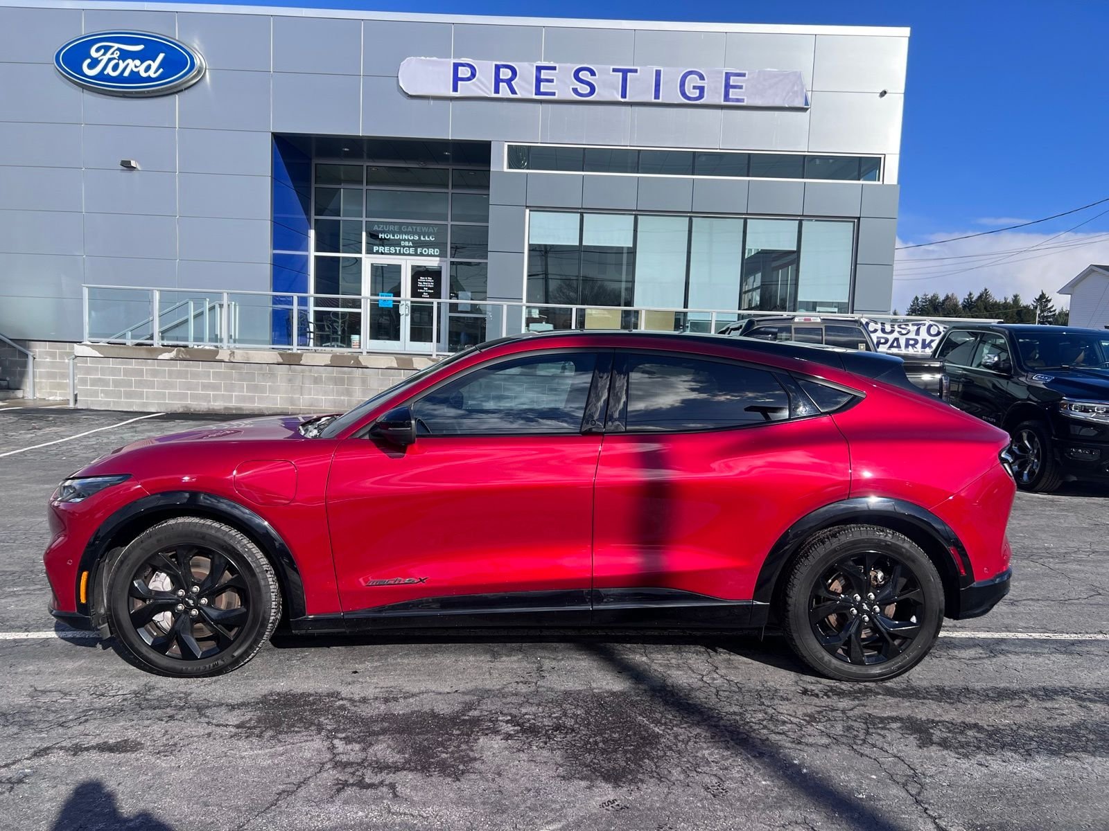 Used 2023 Ford Mustang Mach-E Premium AWD with VIN 3FMTK3SU5PMA54387 for sale in Columbiana, OH