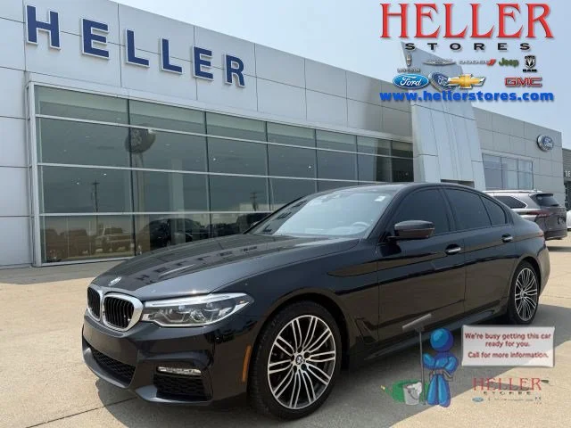 Used 2017 Black Sapphire Metallic BMW 540i xDrive image 1