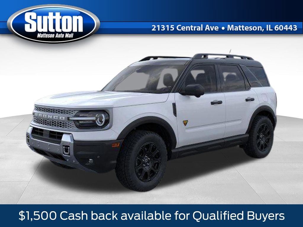 New 2026 Space White Metallic Ford Badlands® image 1