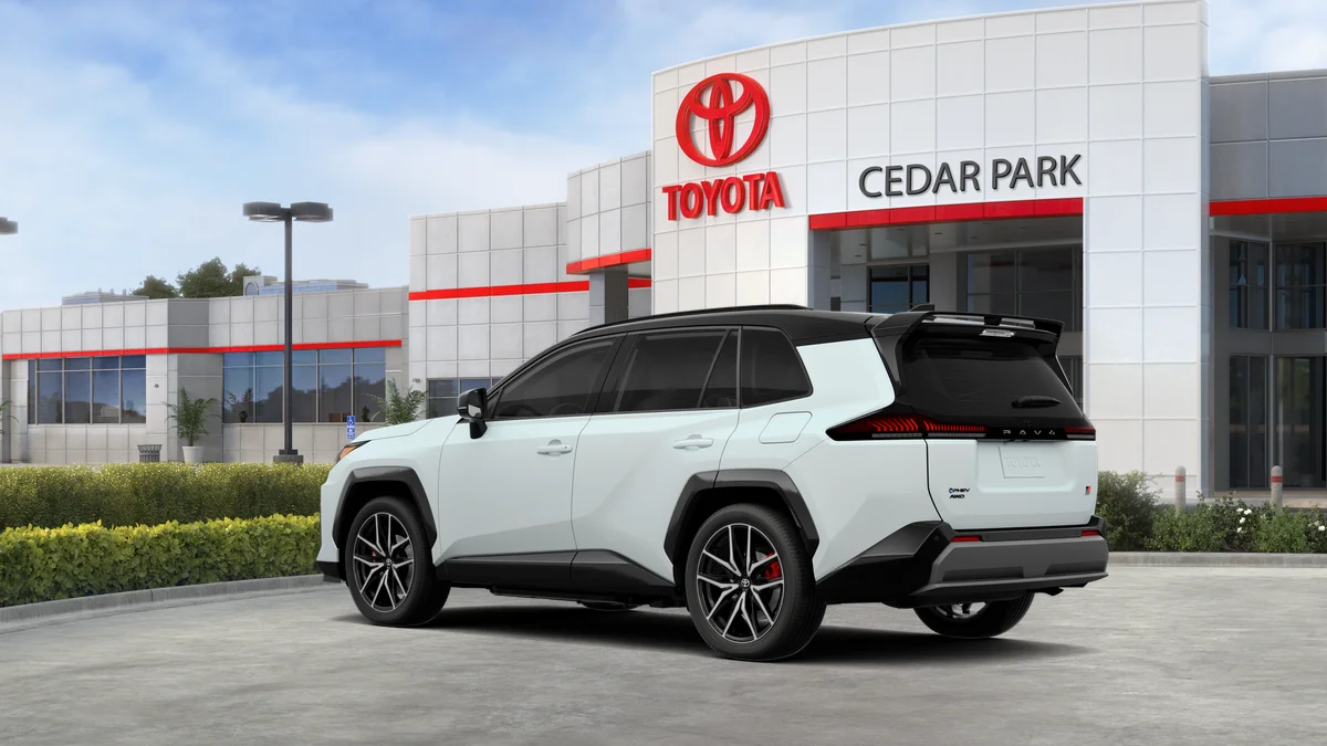 New 2026 Wind Chill Pearl with Midnight Black Metallic roof Toyota GR SPORT image 6