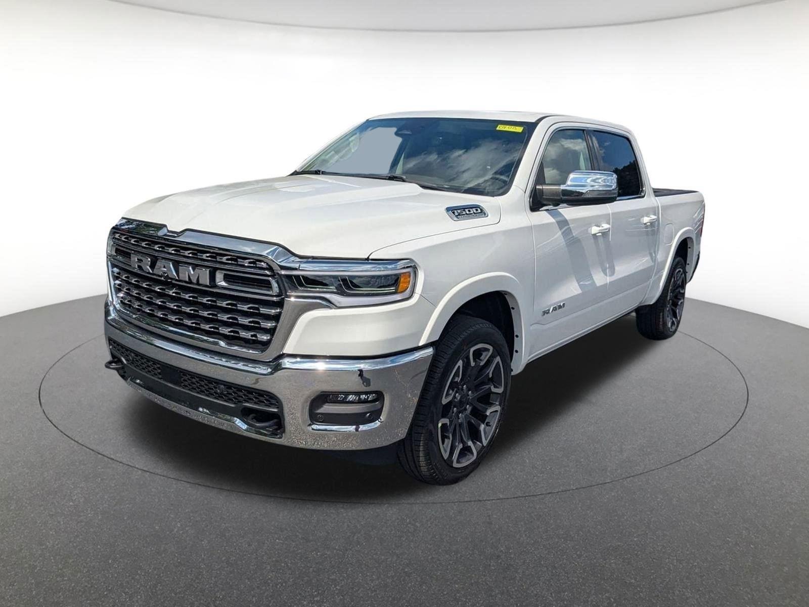 New 2026 Bright White Clear-Coat Exterior Paint RAM Longhorn image 8