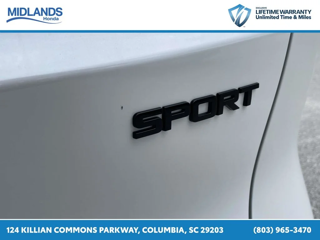 New 2026 Platinum White Pearl Honda Sport image 8