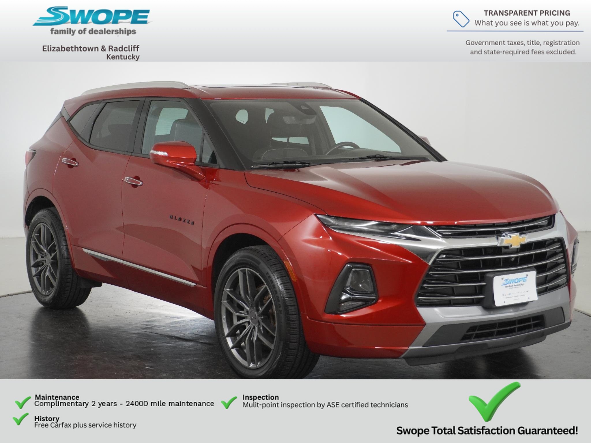 Used 2019 Cajun Red Tintcoat Chevrolet Premier image 1