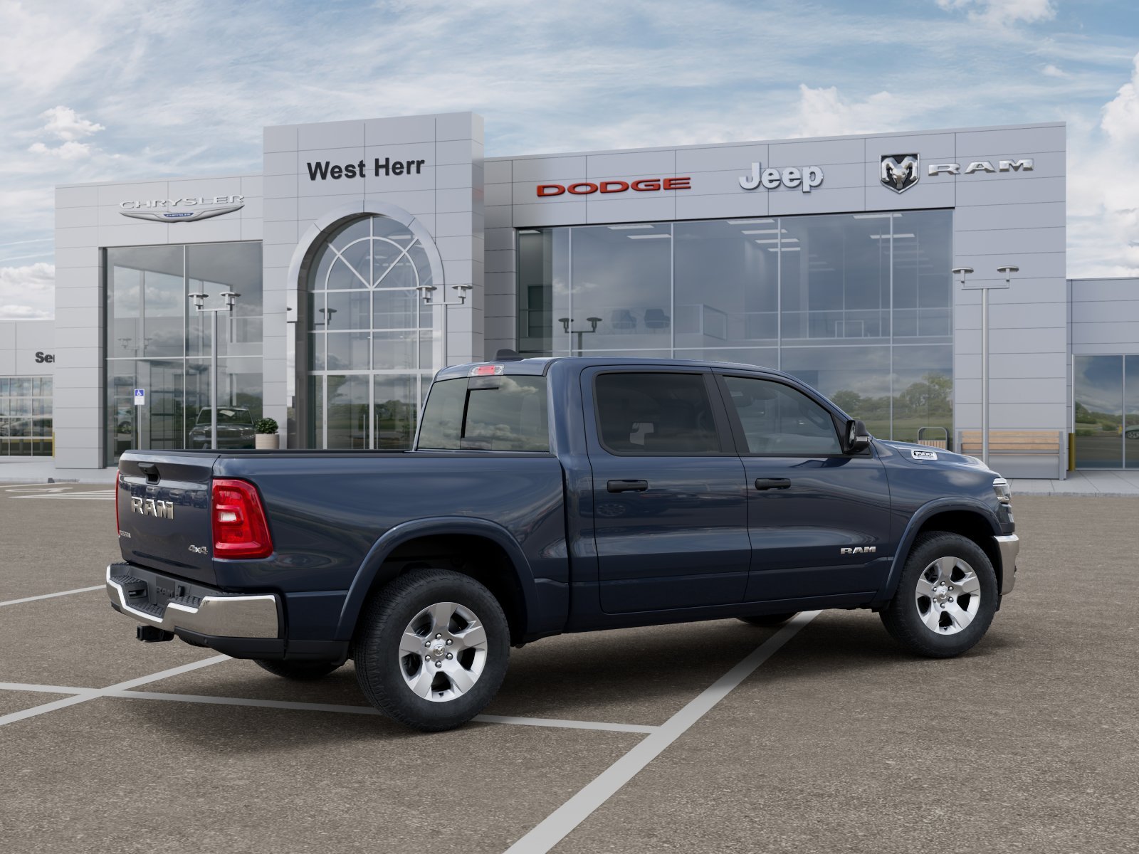 New 2026 Forged Blue Metallic Exterior Paint RAM RAM 1500 BIG HORN CREW CAB 4X4 image 30