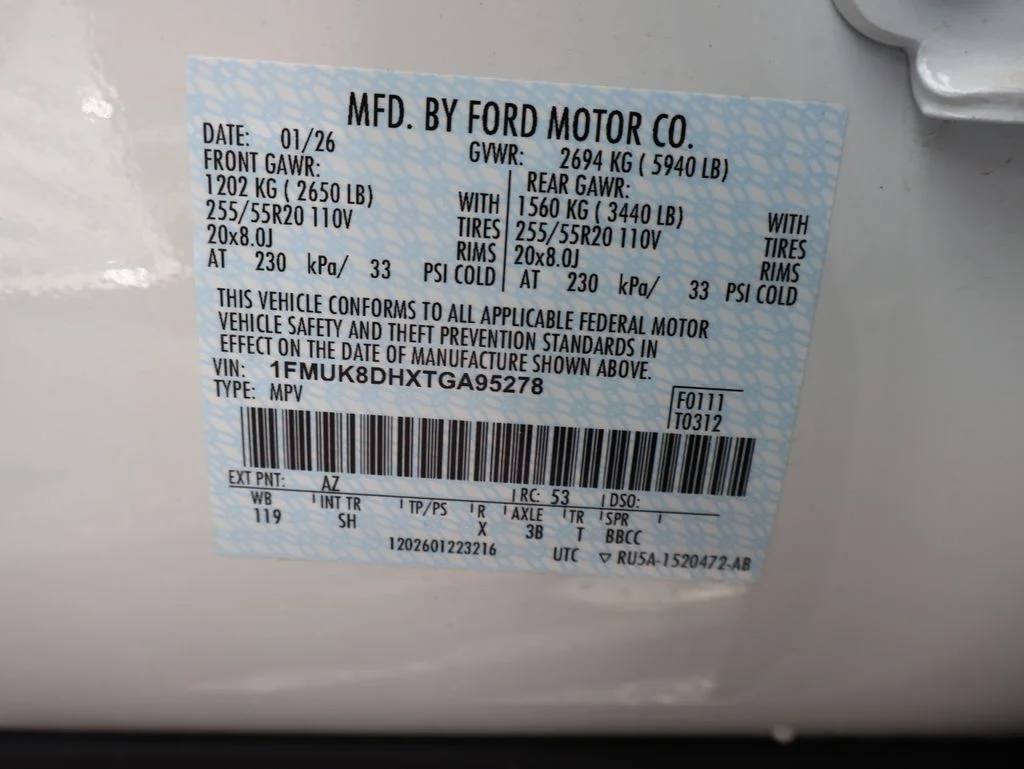 New 2026 Star White Metallic Tri-Coat Ford Active image 42