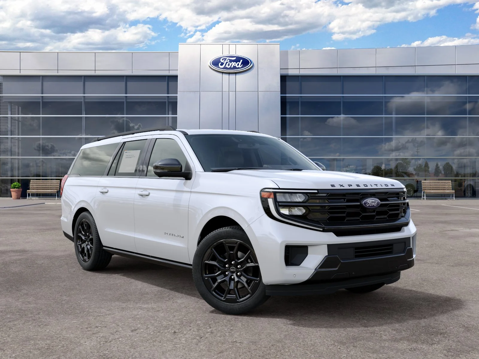 New 2027 Star White Metallic Tri-Coat Ford Platinum image 37
