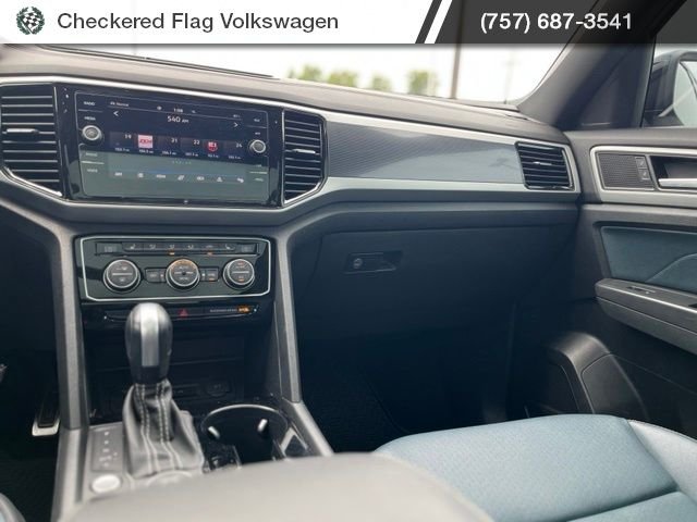 Used 2023 Opal White Pearl Volkswagen 3.6L V6 SEL R-Line image 36