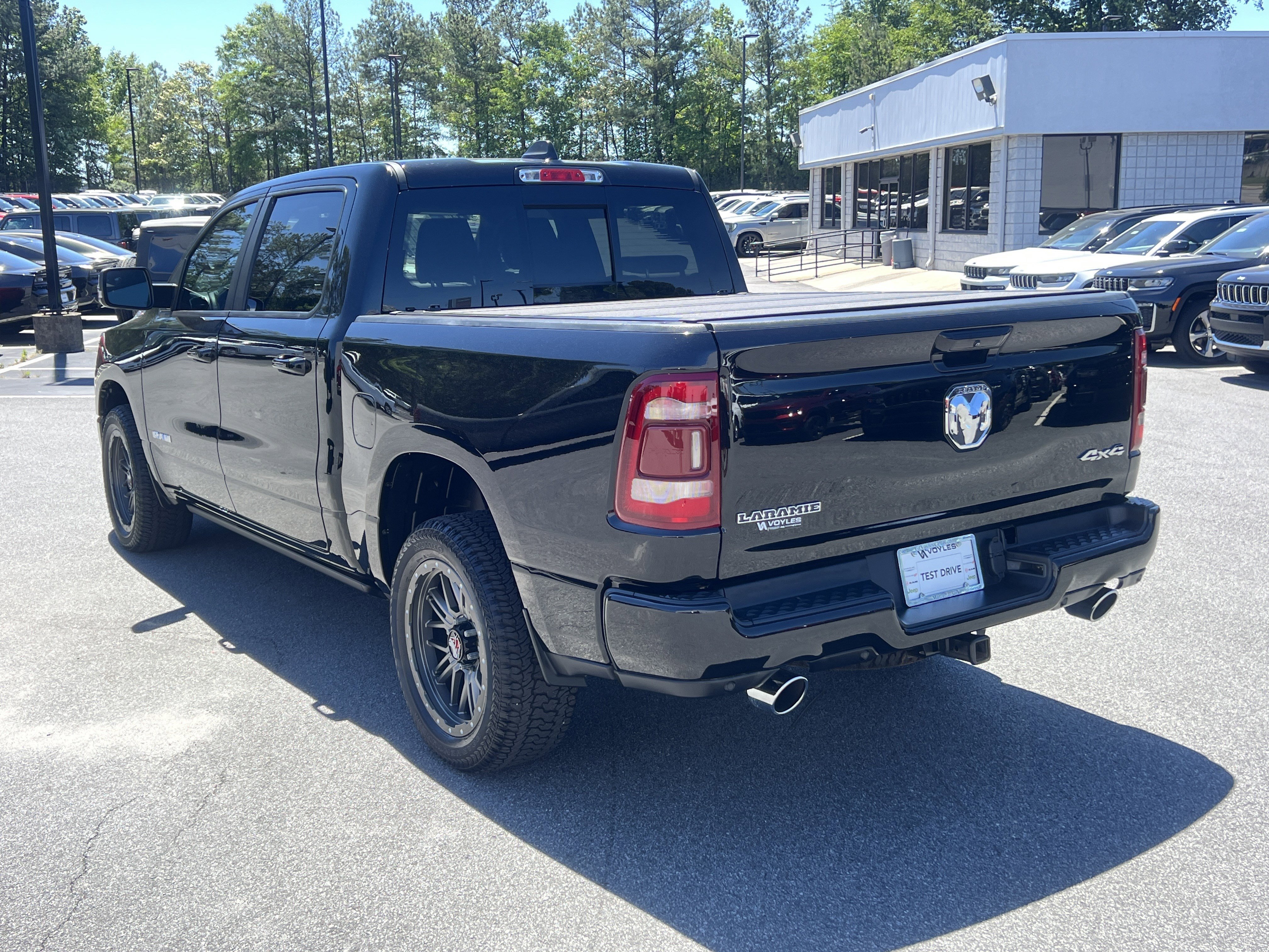 Used 2023 Diamond Black Crystal Pearlcoat Ram Laramie image 6