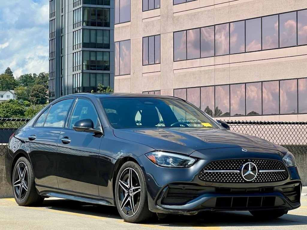 Certified Used 2023 Gray Mercedes-Benz C 300 image 1