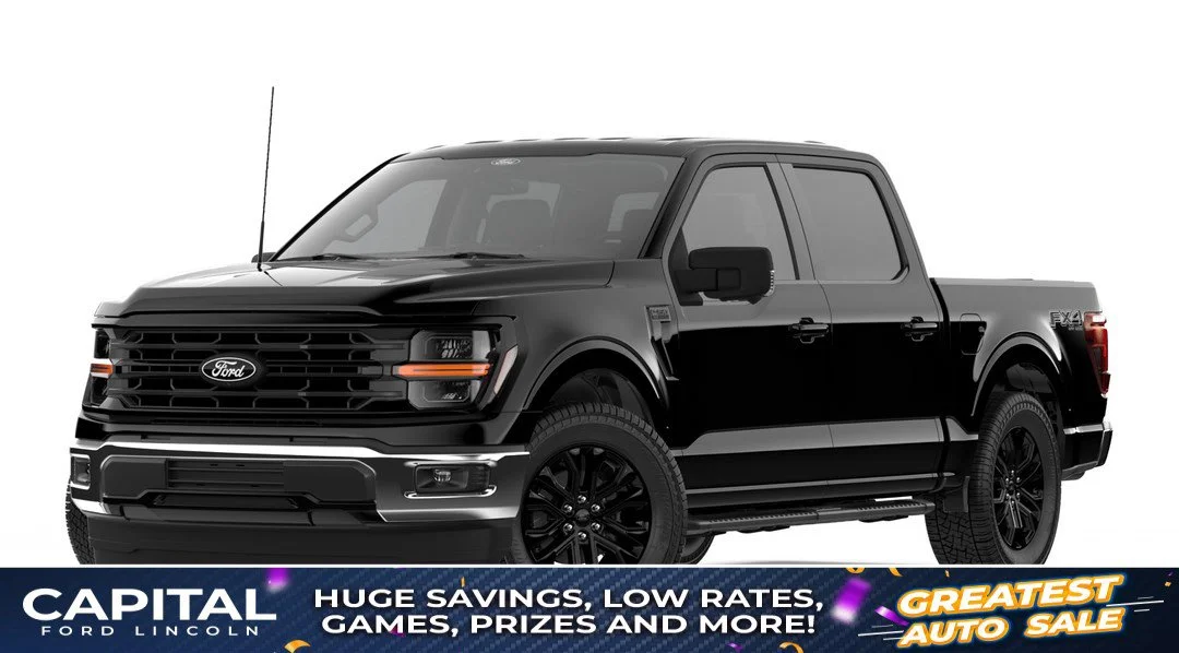 New 2026 Agate Black Metallic Ford XLT image 1