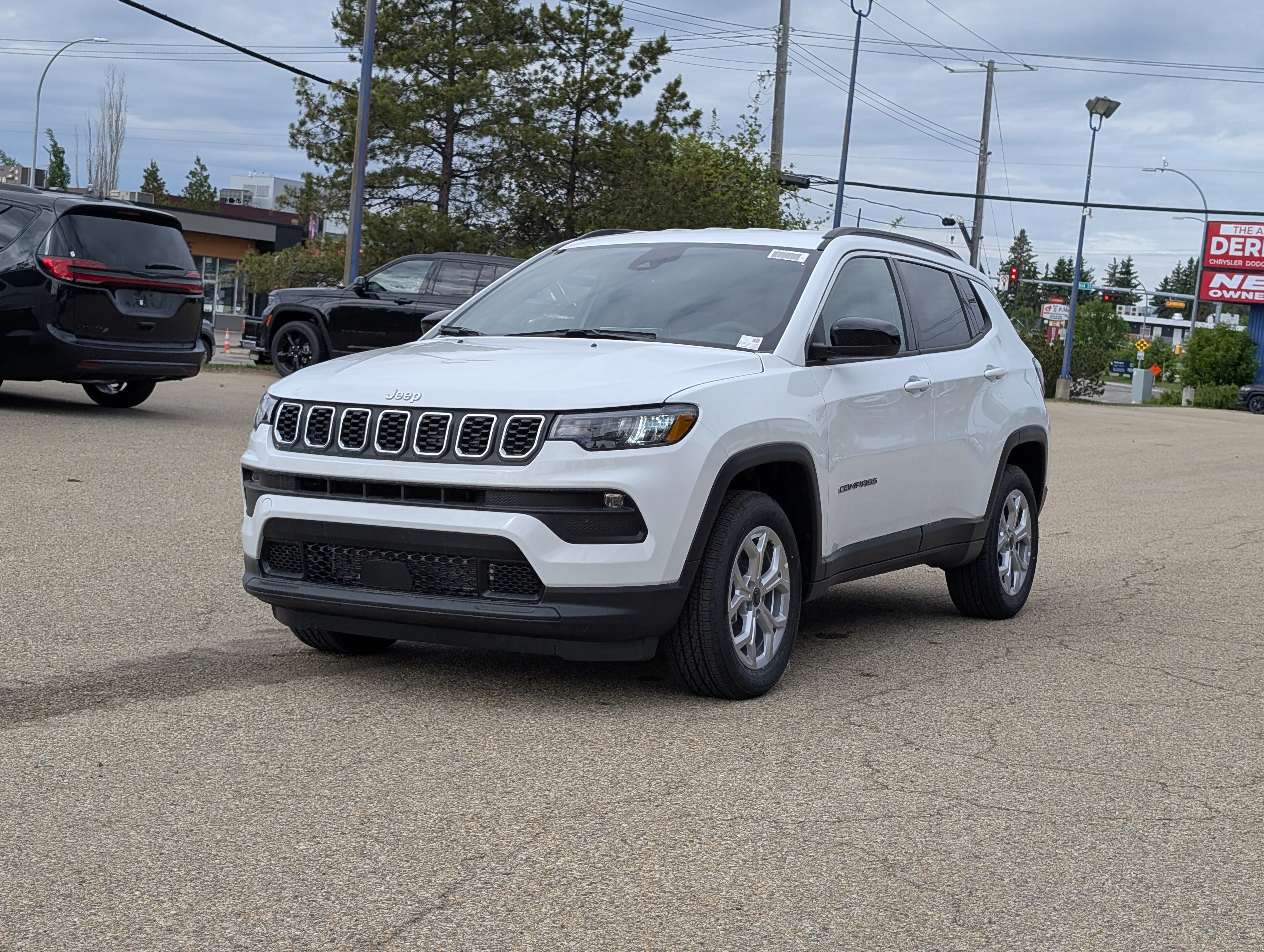 New 2026 Bright White Jeep North image 2