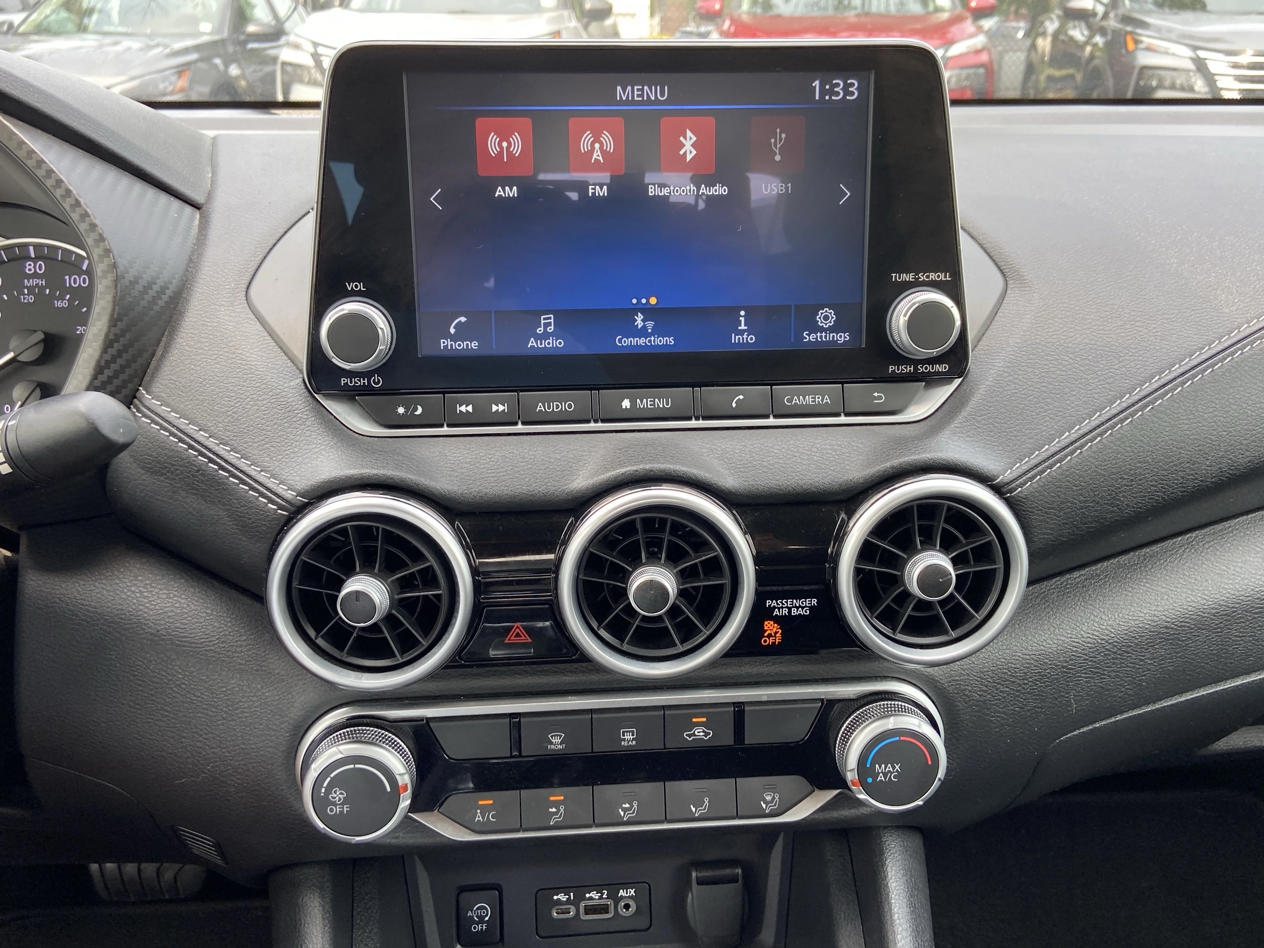 Used 2024 Atlantic Gray Metallic Nissan SV image 22