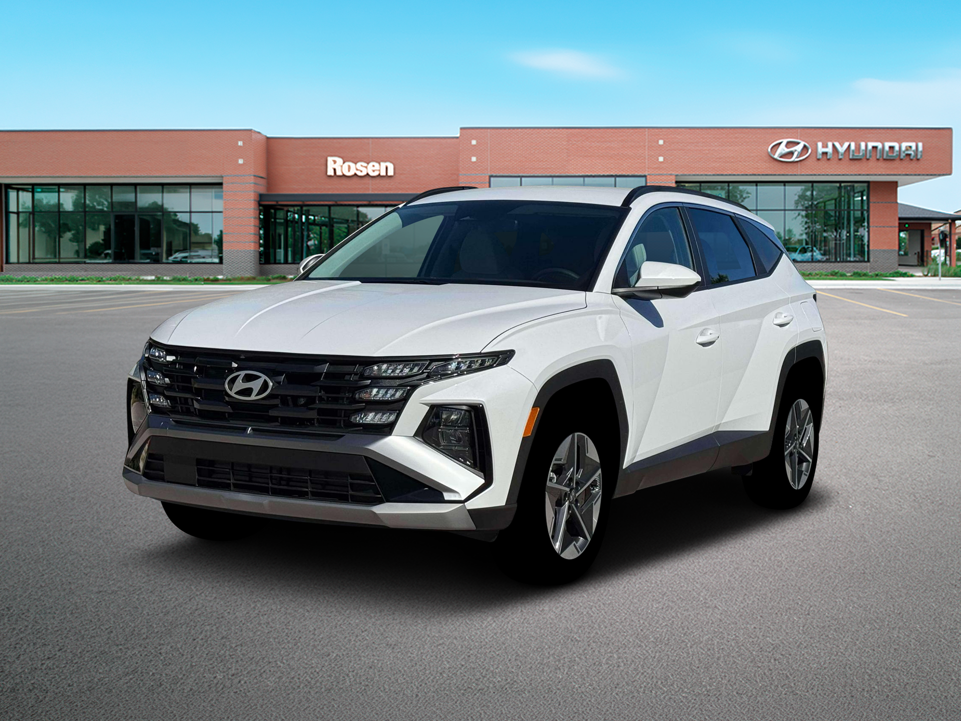 New 2026 White Hyundai SEL AWD image 1