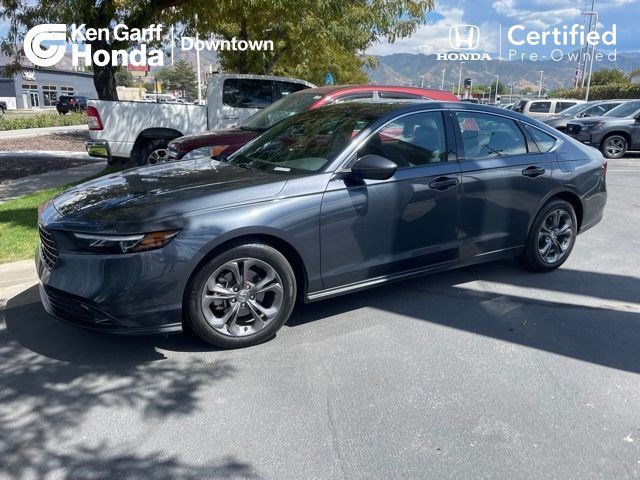 Certified Used 2024 Meteorite Gray Metallic Honda 1.5T EX image 1