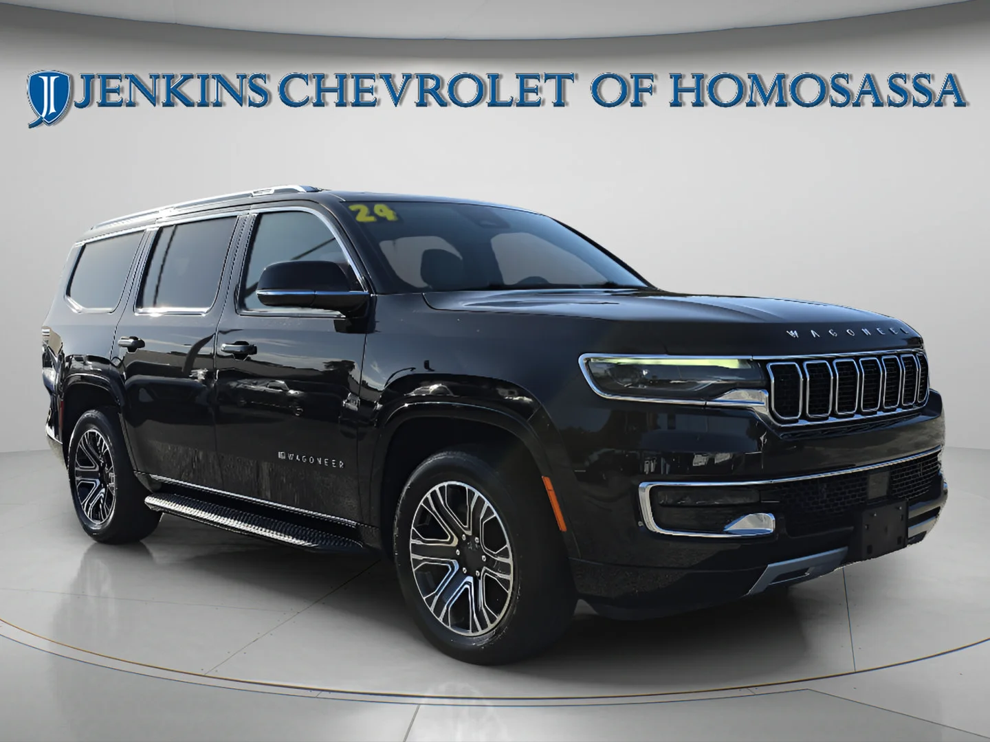 Used 2024 Diamond Black Crystal Pearlcoat Jeep Series II image 1