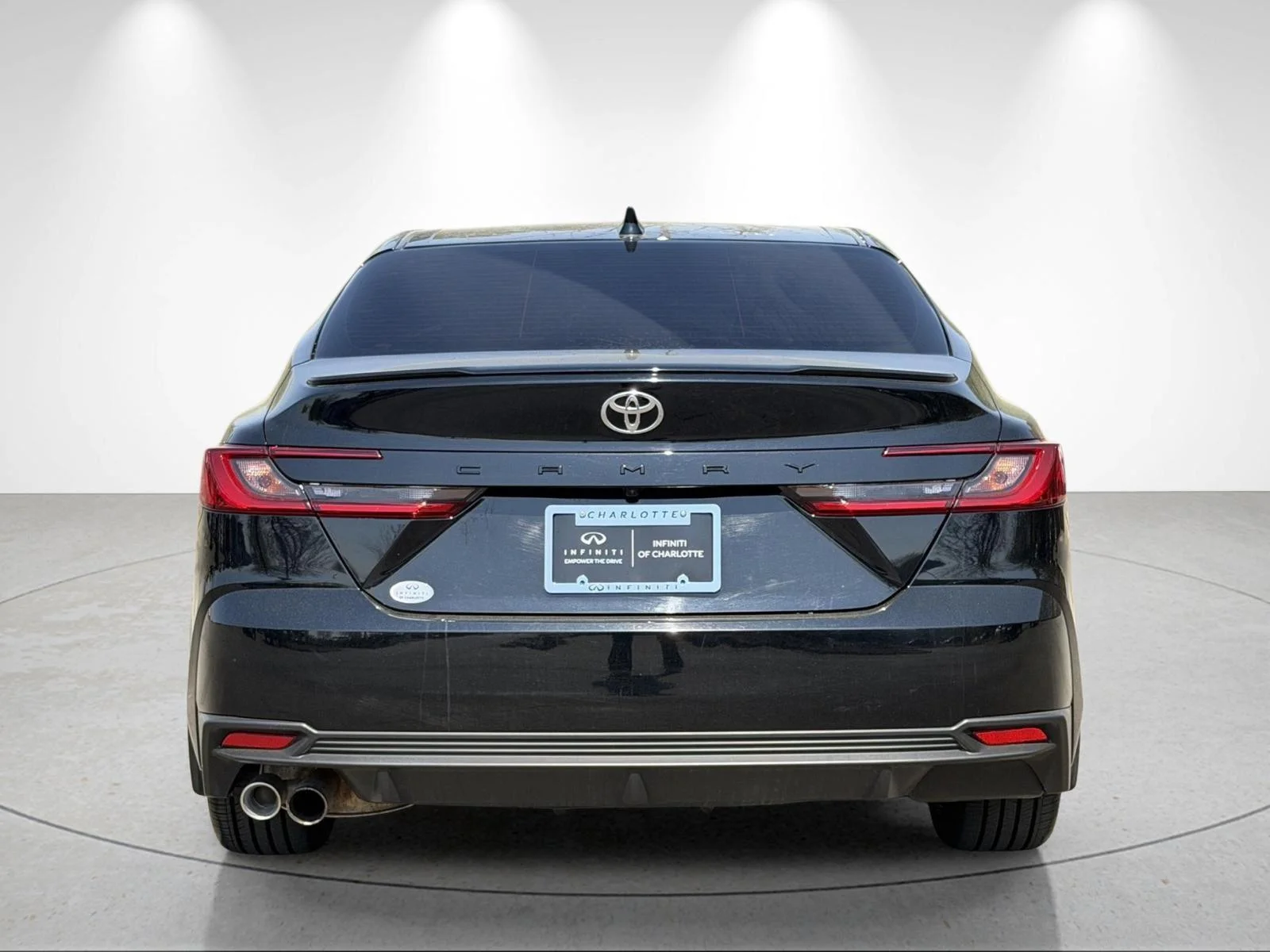 Used 2025 Midnight Black Metallic Toyota SE image 4