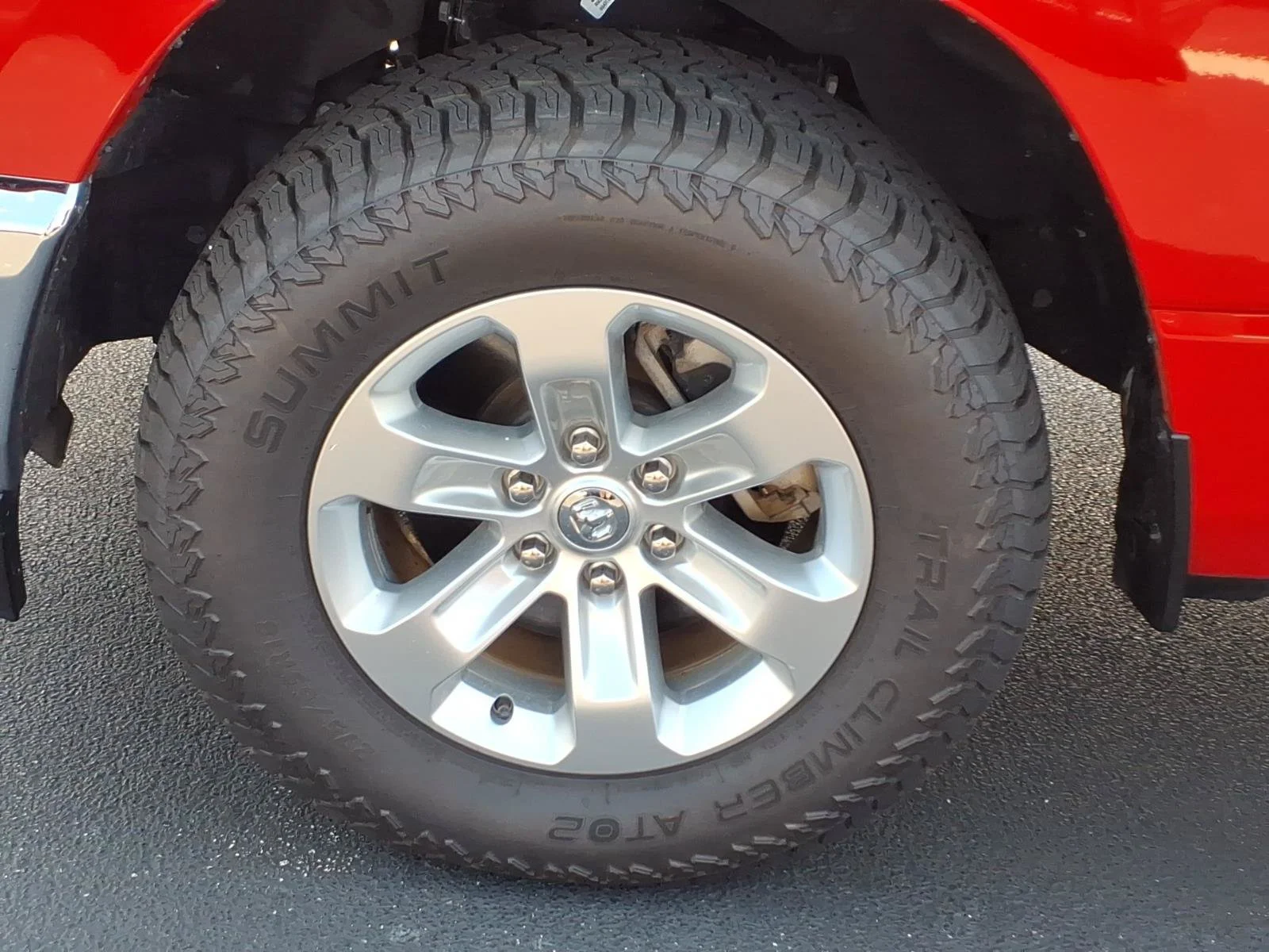 Used 2024 Flame Red Clearcoat Ram Laramie image 31
