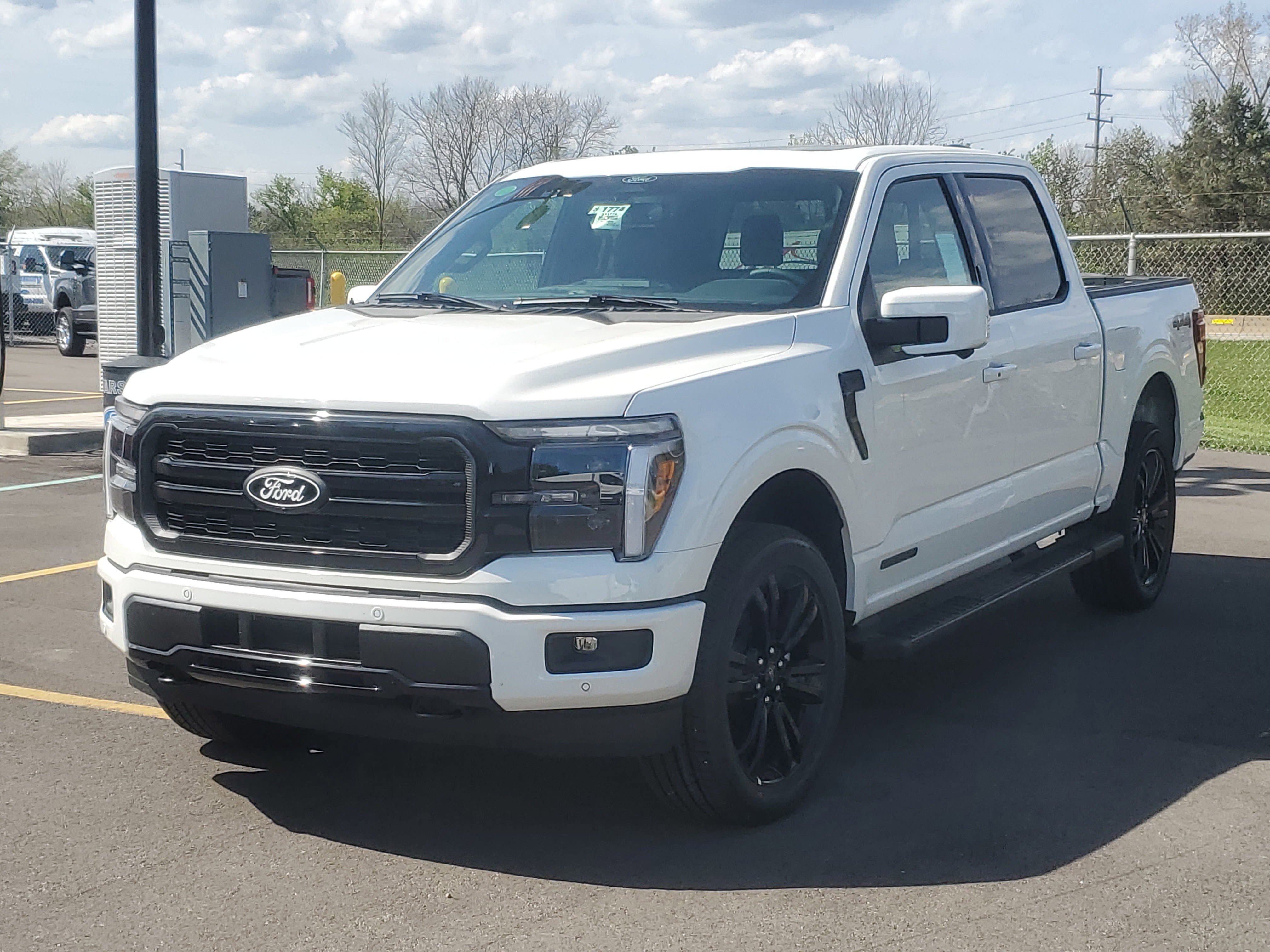 New 2026 Star White Metallic Tri-Coat Ford Lariat® image 2