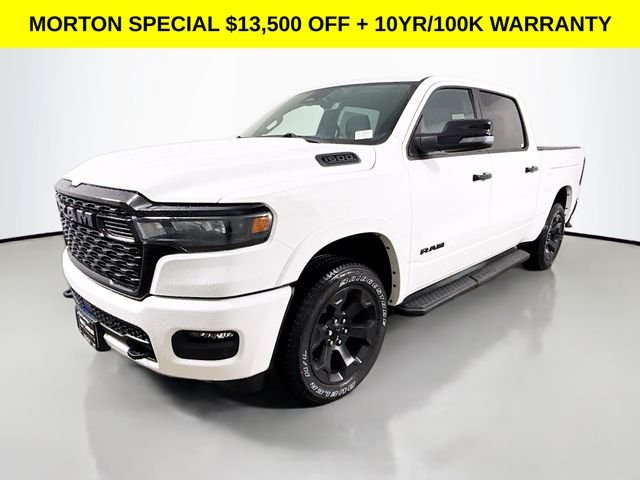 New 2026 Bright White Clearcoat Ram Big Horn/Lone Star image 3
