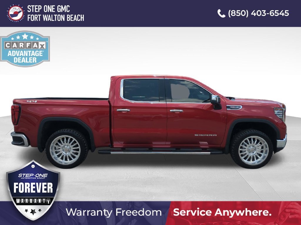Used 2026 Volcanic Red Tintcoat GMC SLT image 7