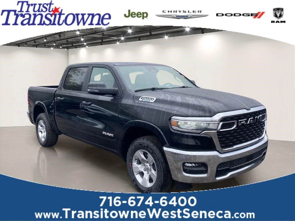 New 2026 Diamond Black Crystal Pearl-Coat Exterior Paint RAM Big Horn/Lone Star image 1