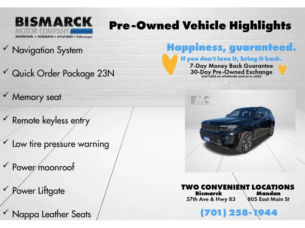 Used 2024 Black Jeep Overland image 1
