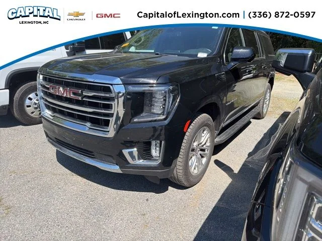 Used 2021 Black GMC SLT image 1