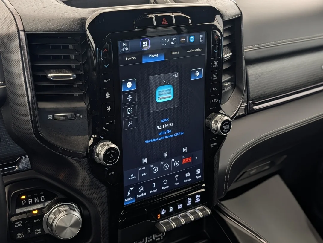 Used 2023 Black RAM Limited - - 4x4 - Pano Sunroof - 14.4 Uconnect NAV - 360 Camera & More! image 22