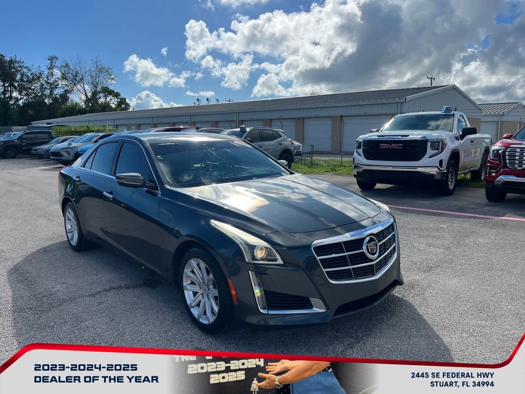 Used 2014 Cadillac CTS Sedan Standard with VIN 1G6AP5SX6E0159705 for sale in Stuart, FL