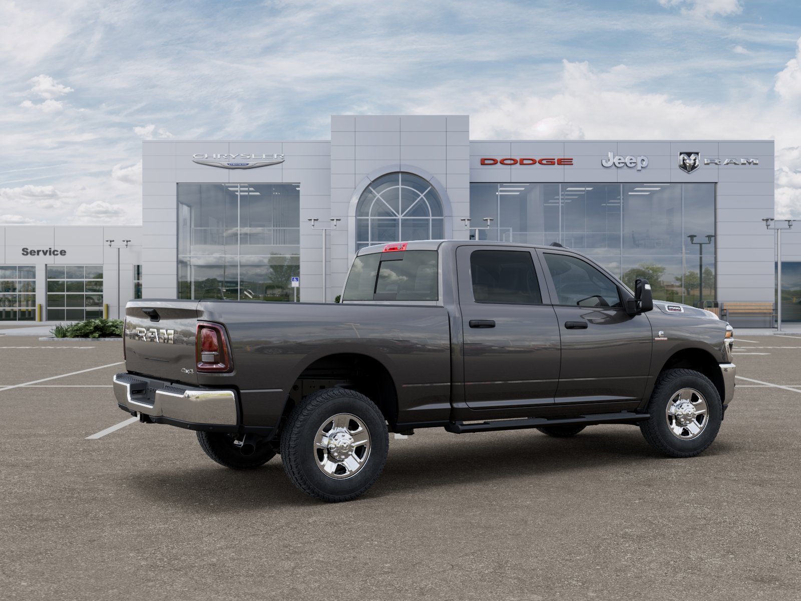 New 2026 Granite Crystal Metallic Clear-Coat Exterior Paint RAM Tradesman image 33