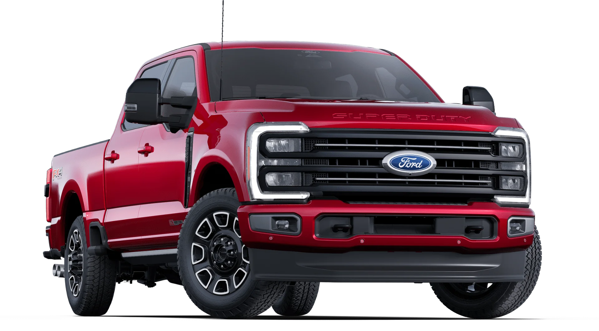 New 2025 Ruby Red Metallic Tinted Clearcoat Ford F-250® Platinum® image 4