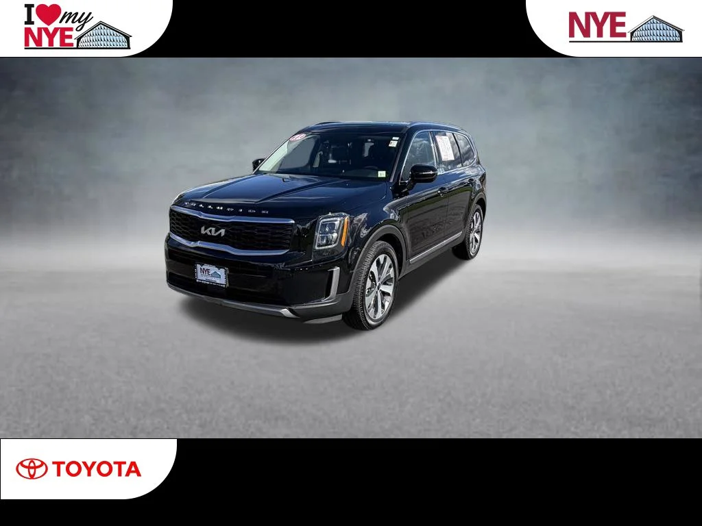 Used 2022 Black Kia EX image 1