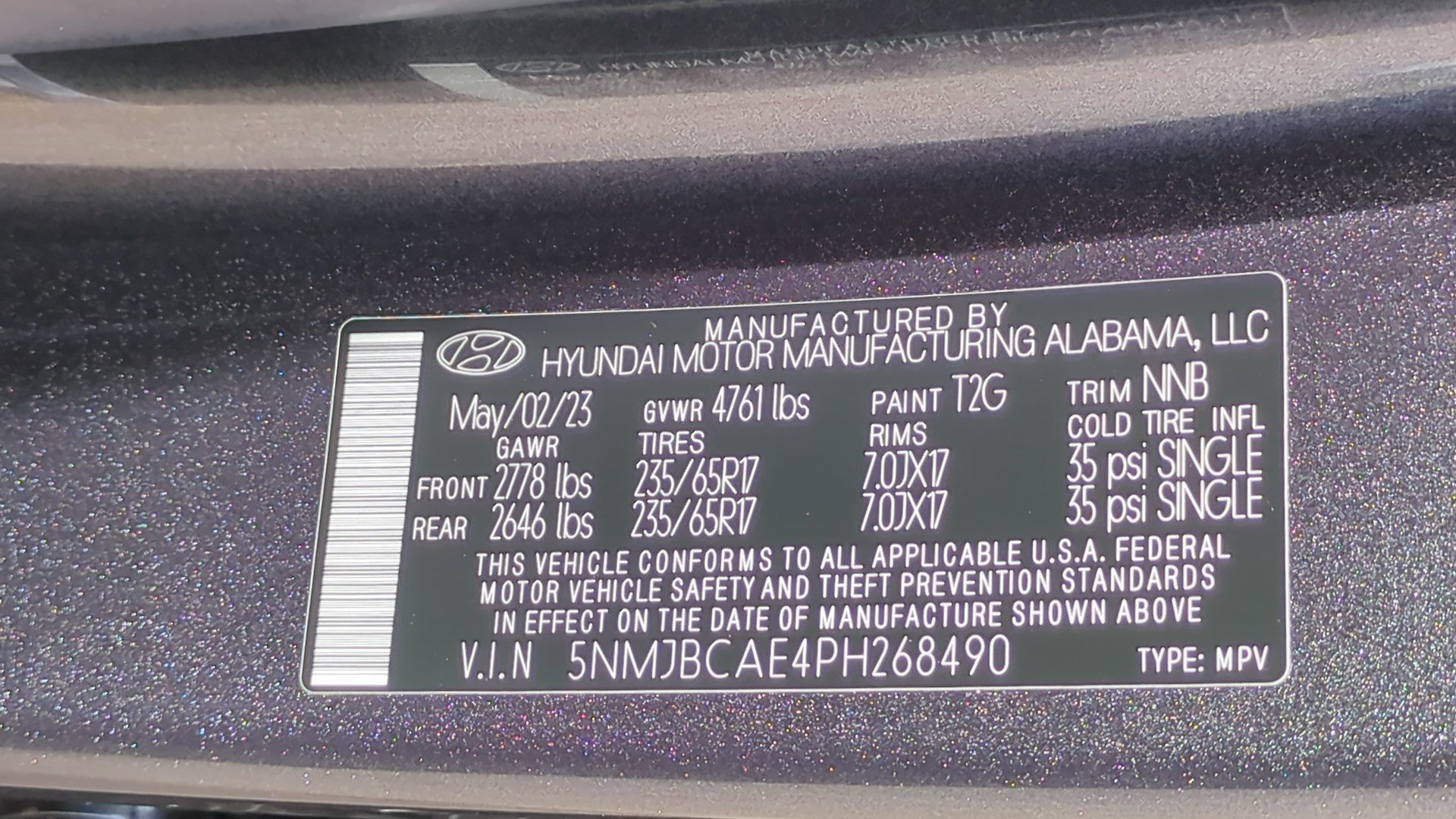 Used 2023 Portofino Gray Hyundai SEL image 33