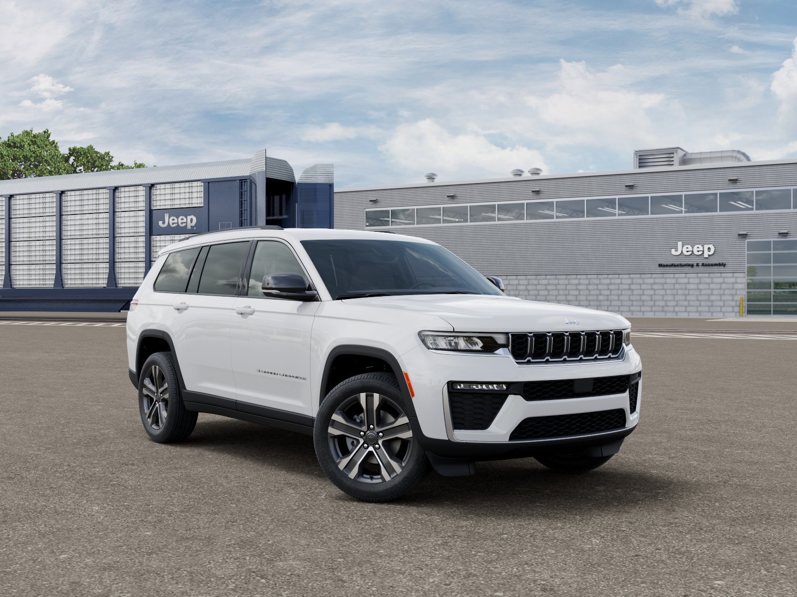New 2027 Bright White Clear-Coat Paint Jeep Limited image 3