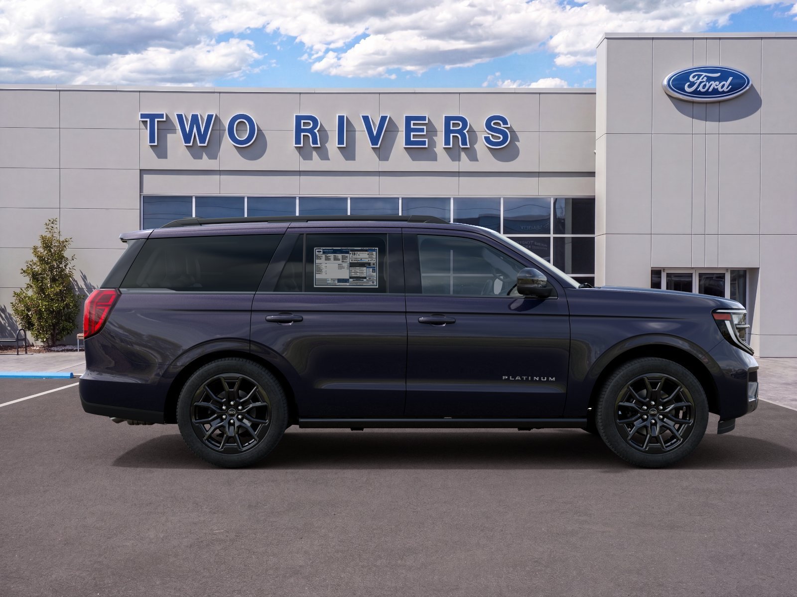 New 2027 Blue Ember Metallic Ford Platinum image 5