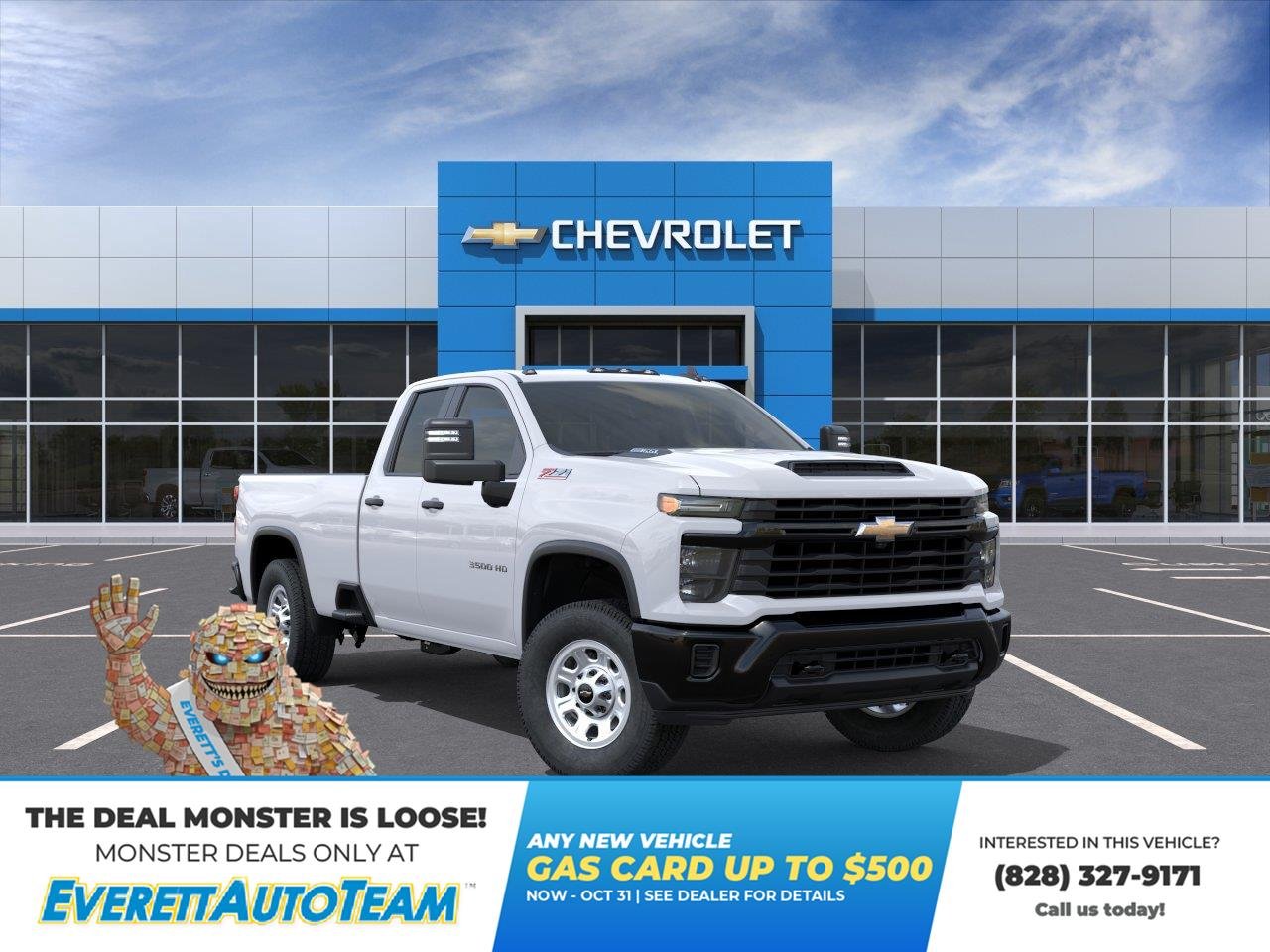 Summit White 2026 Chevrolet Silverado 3500HD Pickup Truck Four-Wheel Drive 