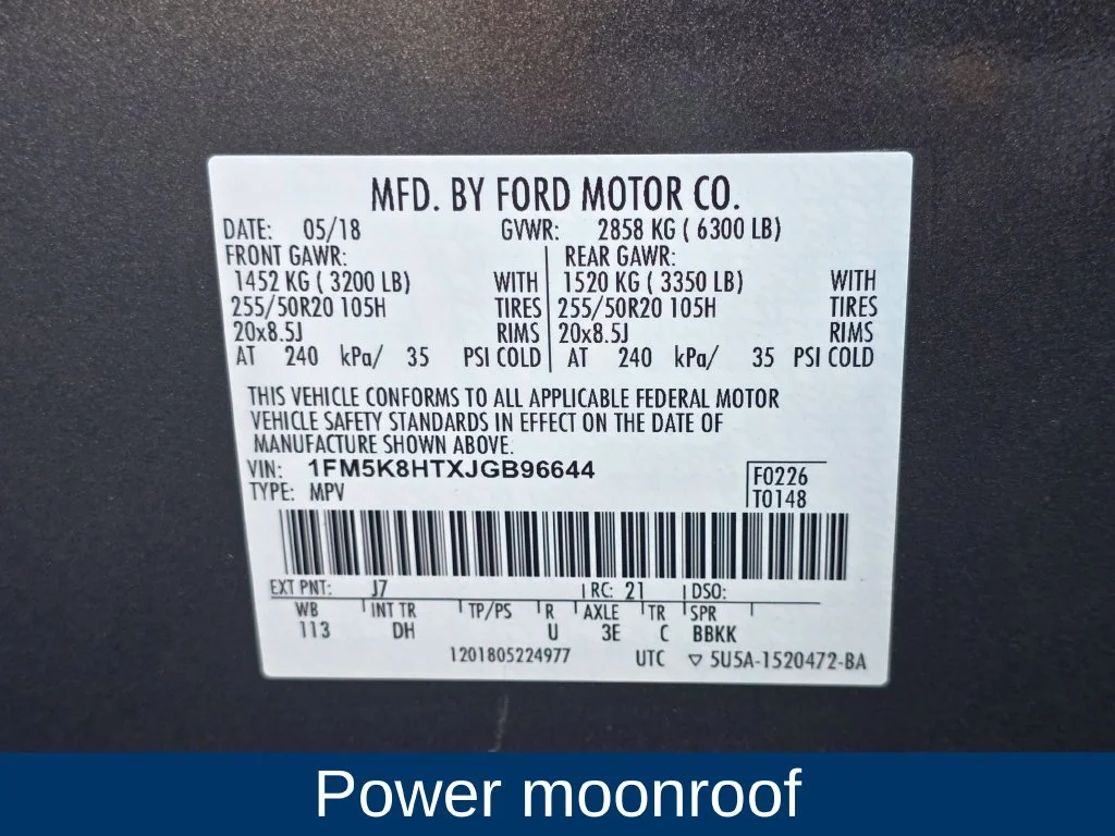 Used 2018 Gray Ford Platinum image 10