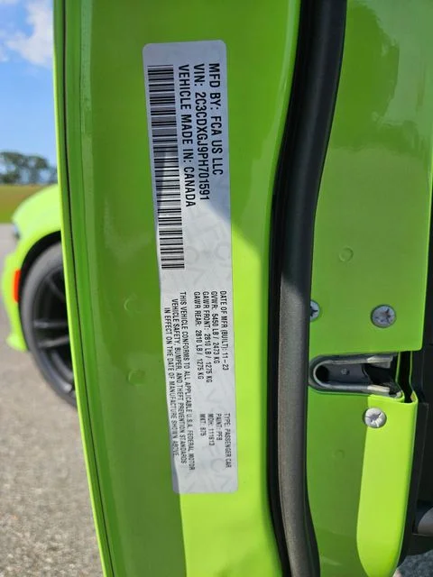 Used 2023 Green Dodge R/T Scat Pack Widebody image 30