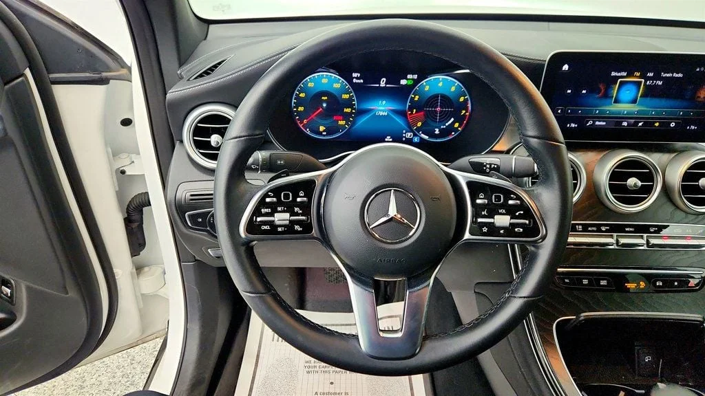 Used 2023 Polar White Mercedes-Benz GLC 300 4MATIC® Coupe w/ Burmester Surround Sound image 13