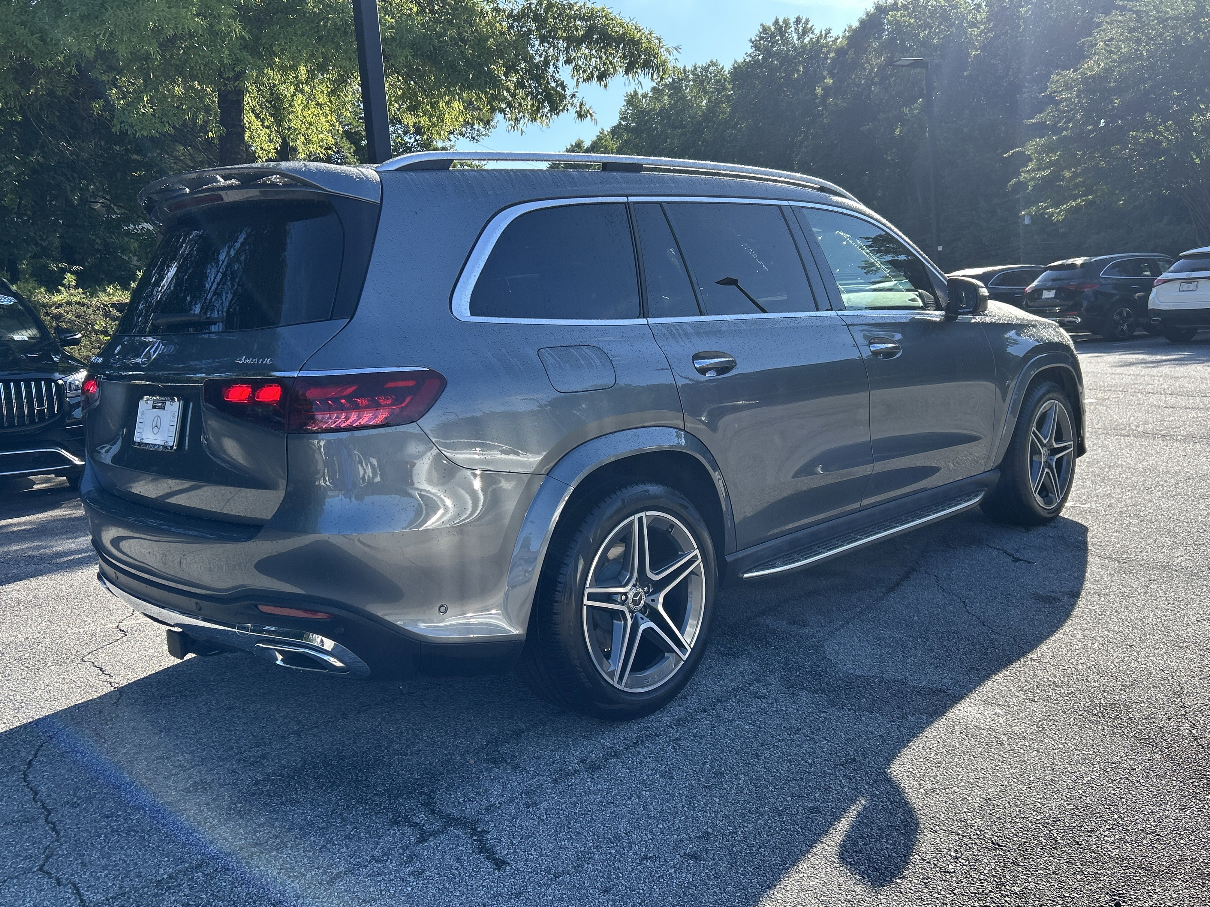 Certified Used 2025 Selenite Grey Metallic Mercedes-Benz GLS 450 4MATIC® SUV image 6