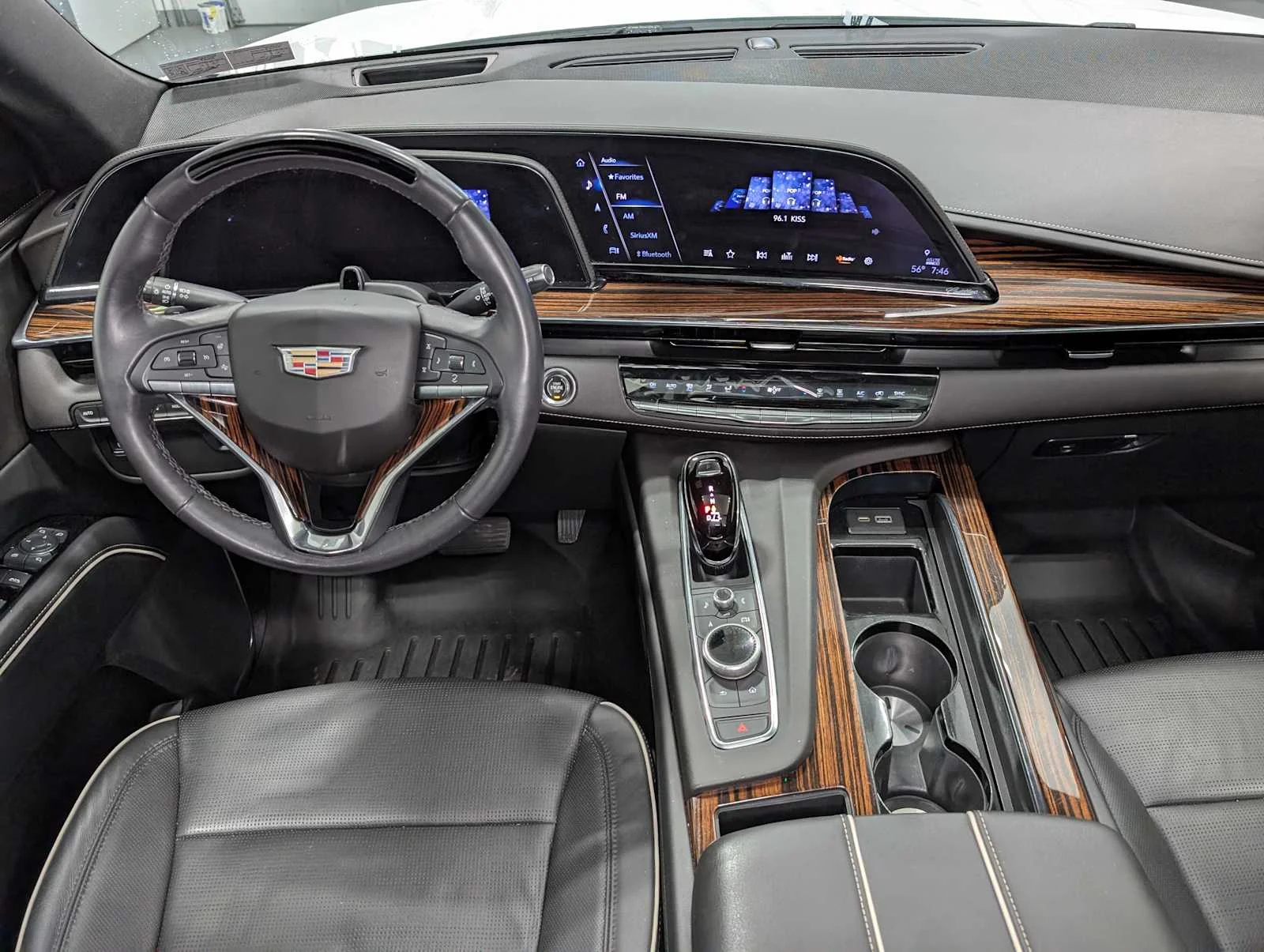 Used 2023 Crystal White Tricoat Cadillac 4WD Premium Luxury image 19