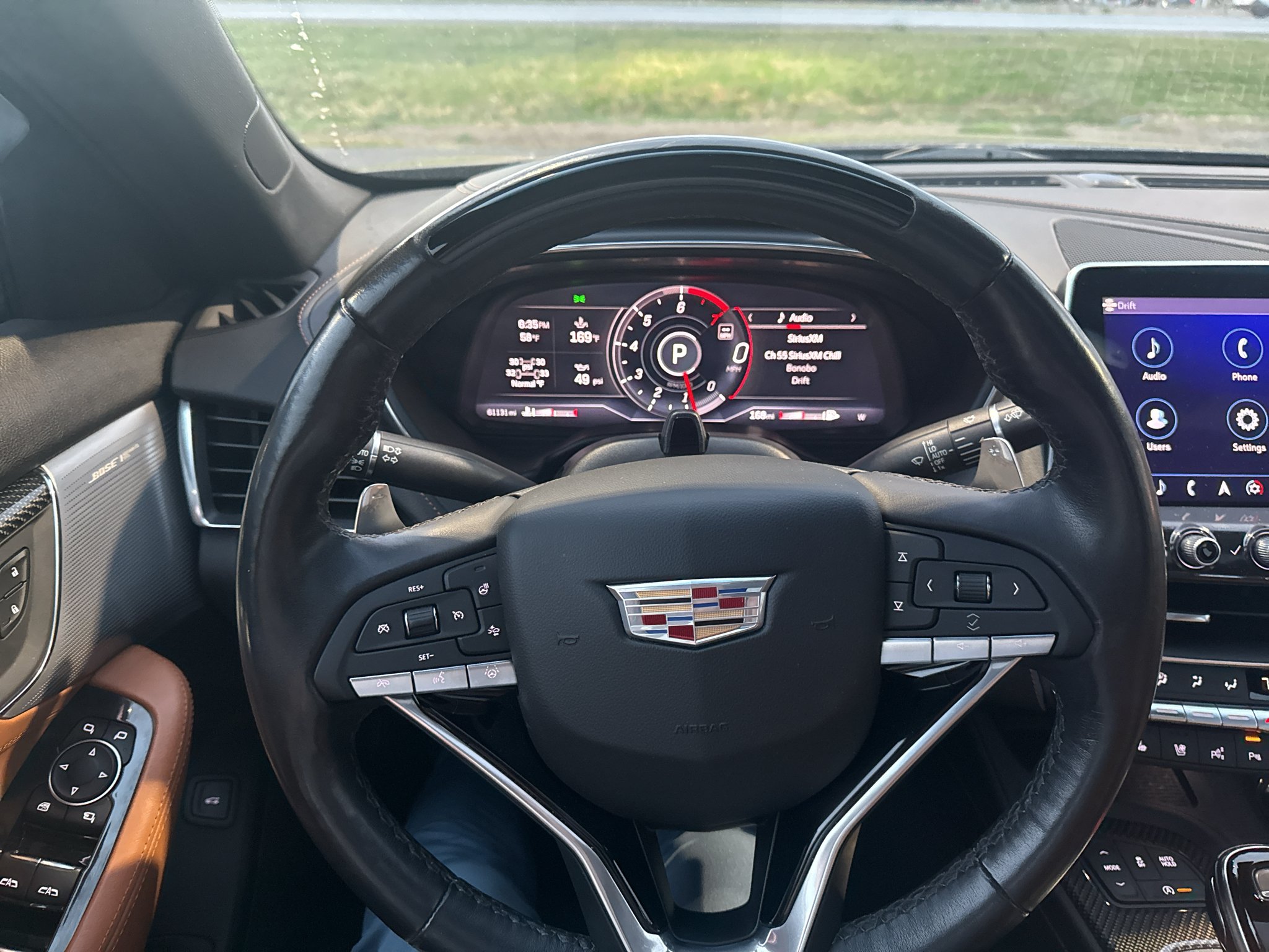 Used 2021 DARK MOON BLUE METALLIC Cadillac Premium Luxury image 4