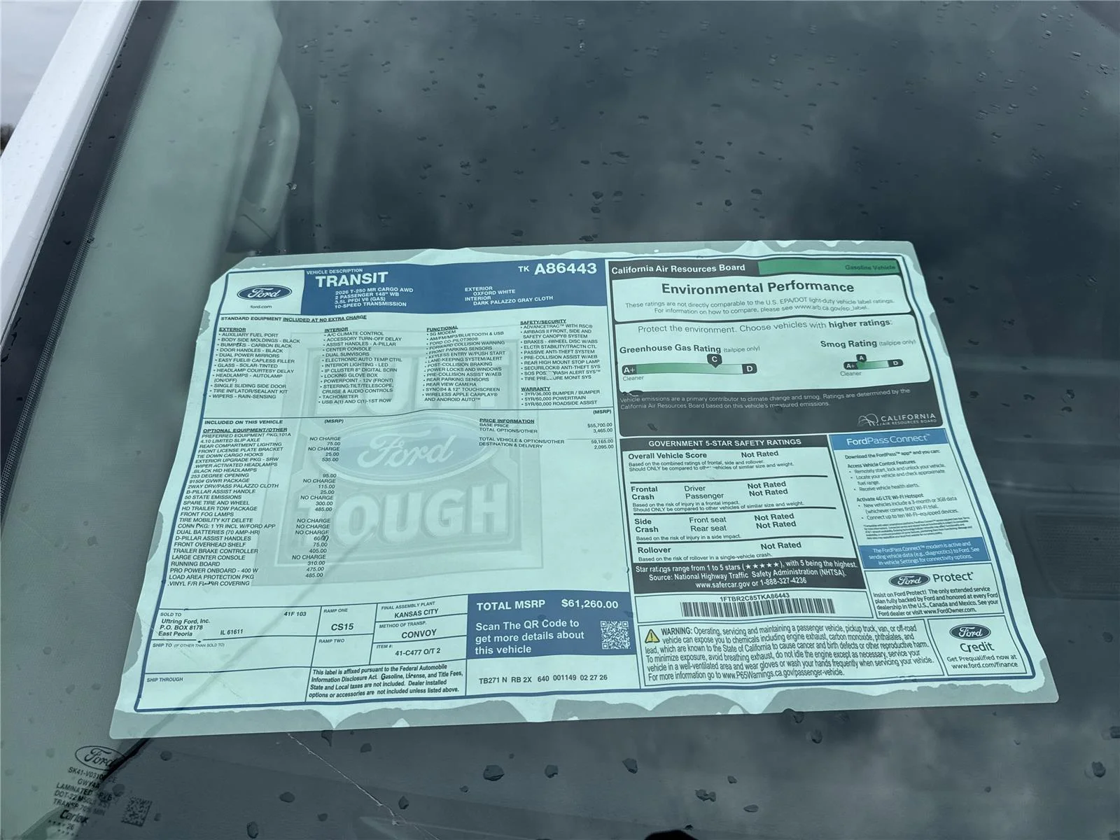 New 2026 Oxford White Ford Base image 14