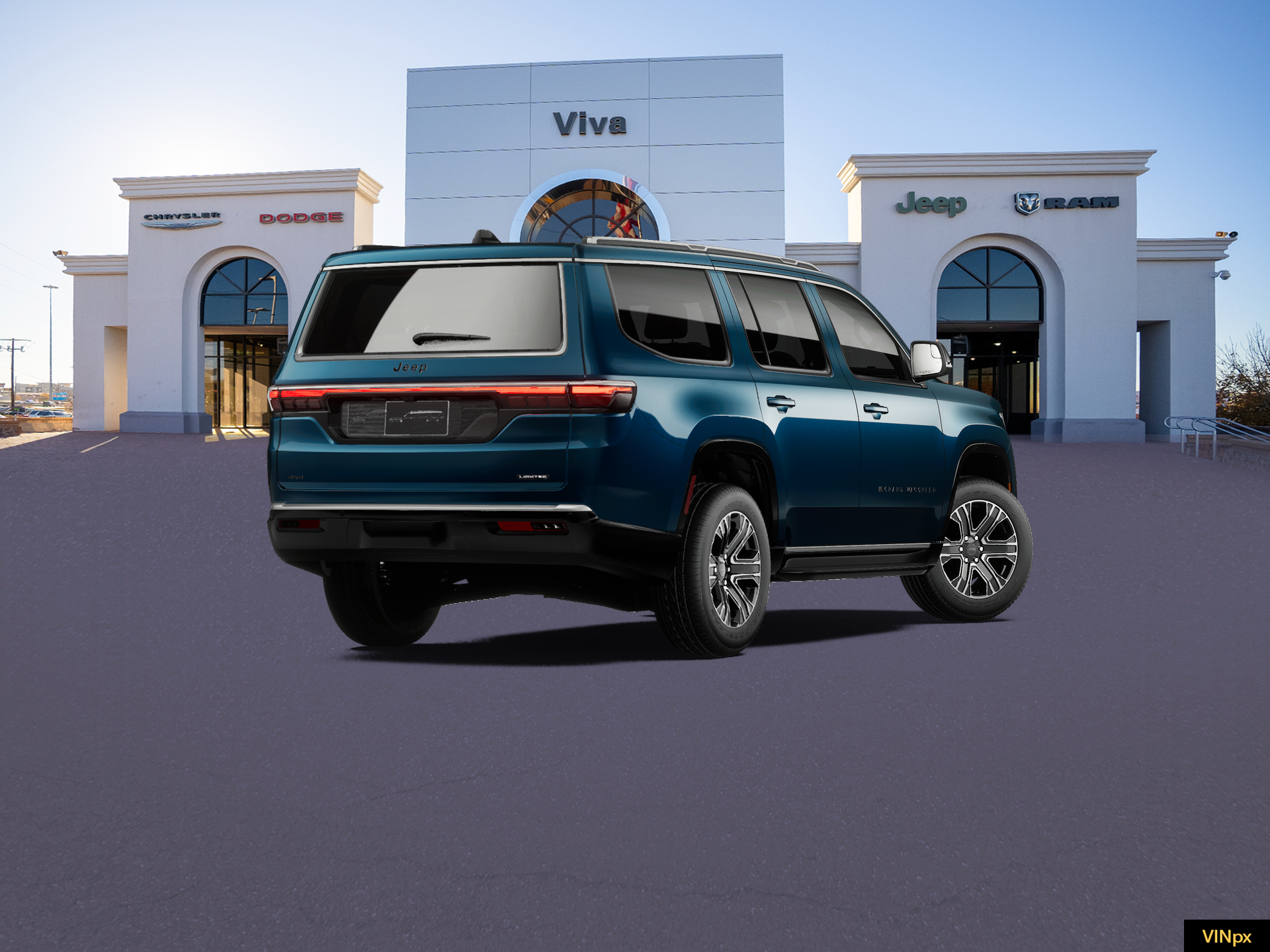 New 2027 Fathom Blue Pearl-Coat Paint Jeep Limited image 7