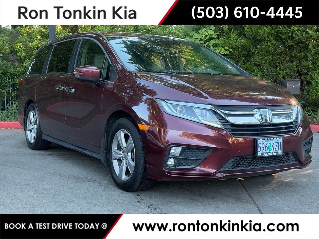 Used 2018 Deep Scarlet Pearl Honda EX-L image 1