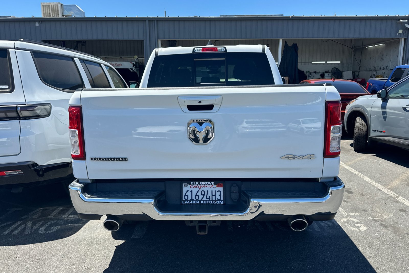 Used 2021 Bright White Clearcoat Ram Big Horn image 6