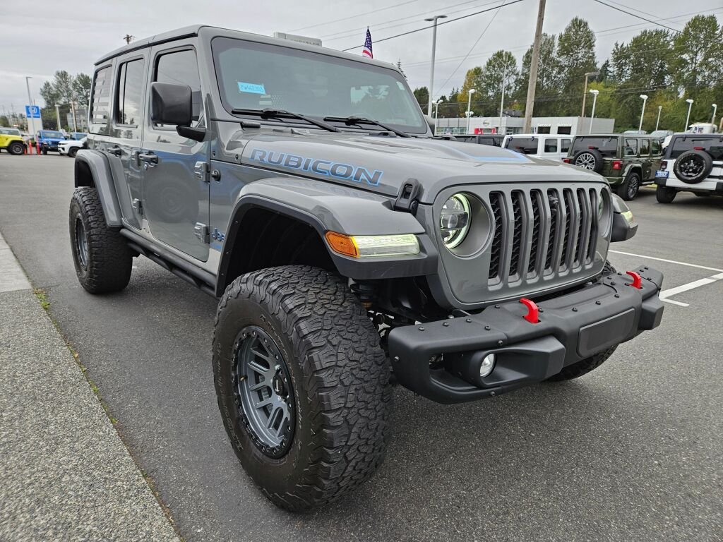 Used 2023 Gray Jeep Rubicon 4xe image 7