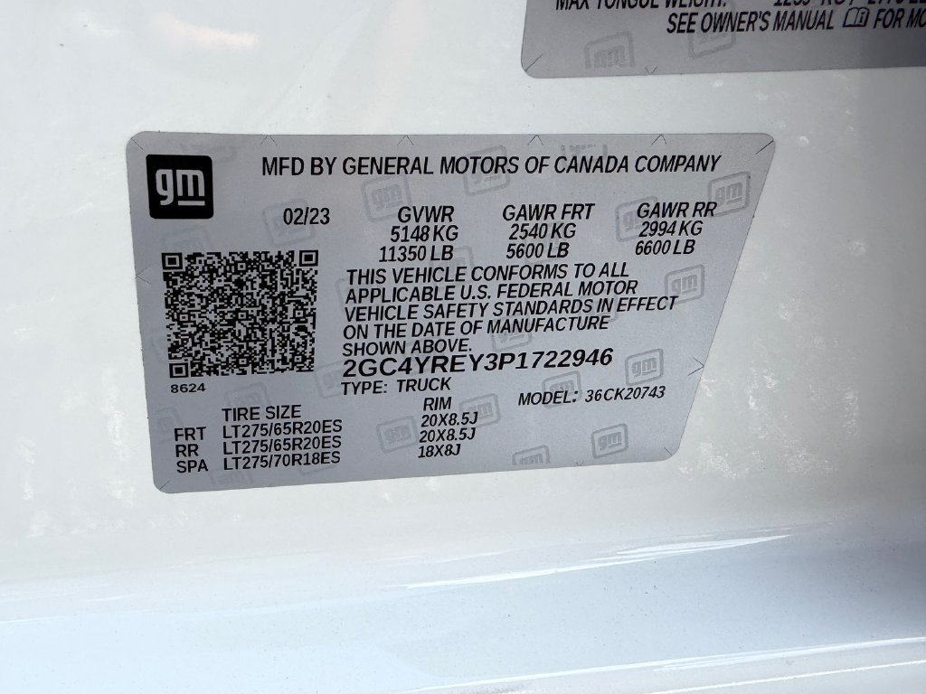 Used 2023 White Chevrolet High Country image 12